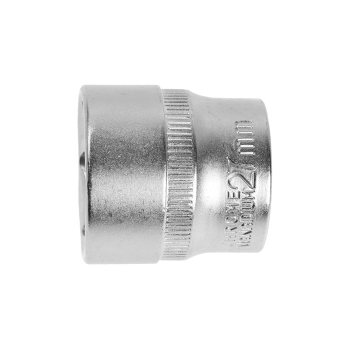 Головка торцевая шестигранная ТУНДРА, под квадрат 1/2 Головка торцевая шестигранная ТУНДРА, под квадрат 1/2", 27 мм, CrV