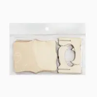 Меловой ценник &laquo;На подставке&raquo; 10&times;5&times;7, вытянутые углы, (фасовка 10 шт.), цвет чёрный