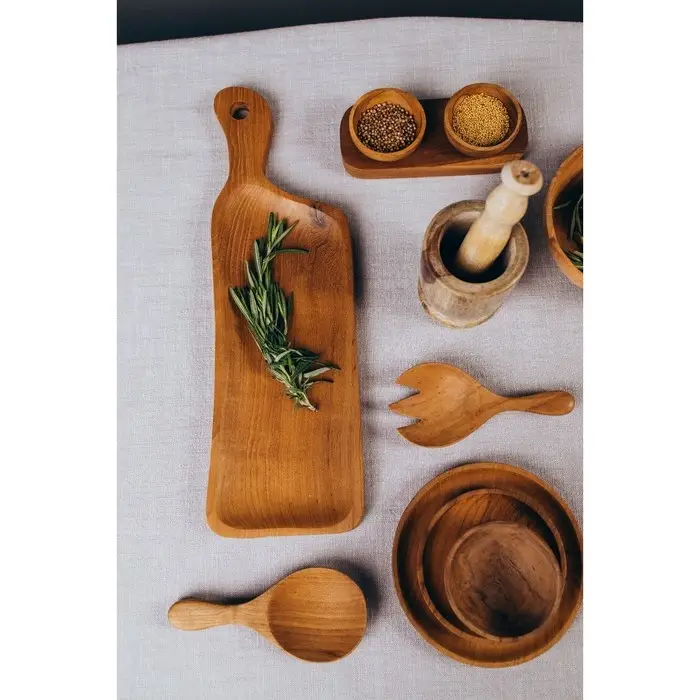 Блюдо 40х13х2 см, тиковое дерево Блюдо 40х13х2 см, тиковое дерево