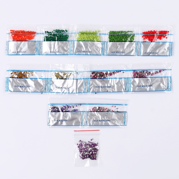 Алмазная вышивка «Цветы с бабочками в саду», интерьерный декор