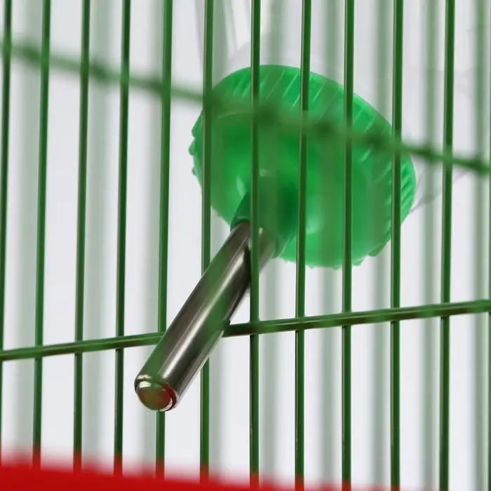 Поилка для грызунов, 500 мл, 20.5&times;5 см, зелёная