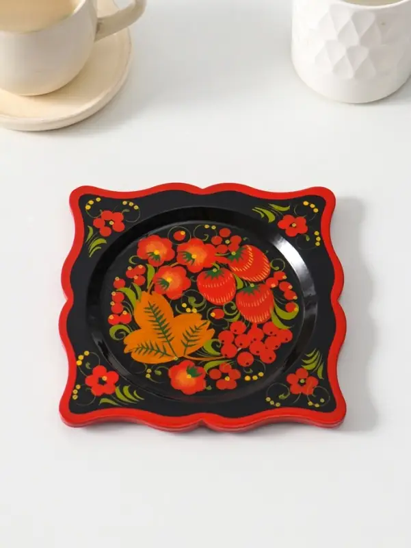 Тарелка "Квадрат", 15х15см, холома