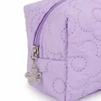 Косметичка дор Цветок 17*6*9, отд на молнии, сиреневый