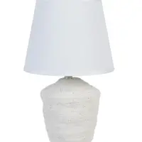 Лампа настольная "Песочные замки" 1х40Вт Е14 белый 21х21х32 см RISALUX