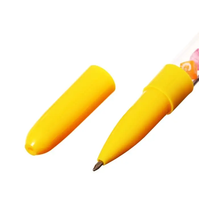 Ручка - прикол гелевая, с кубиками, «Утка», МИКС