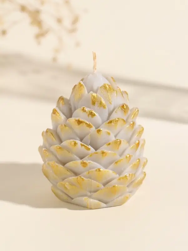 Свеча новогодняя &laquo;Шишка&raquo;, 80&times;60 мм