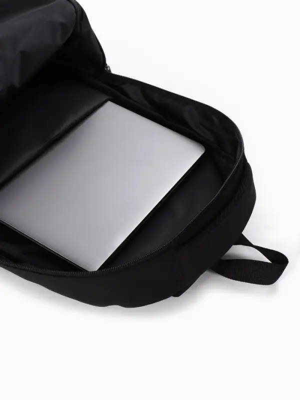 Рюкзак школьный, 2 отделения, 4 кармана, 31&times;14&times;46 см, чёрный