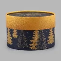 Коробка подарочная &laquo;Волшебного года&raquo;, круглая, 13&times;8.5 см, синяя