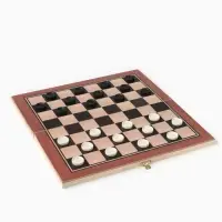 Нарды &laquo;Лабарт&raquo;, деревянная доска 34&times;34 см, с полем для игры в шашки