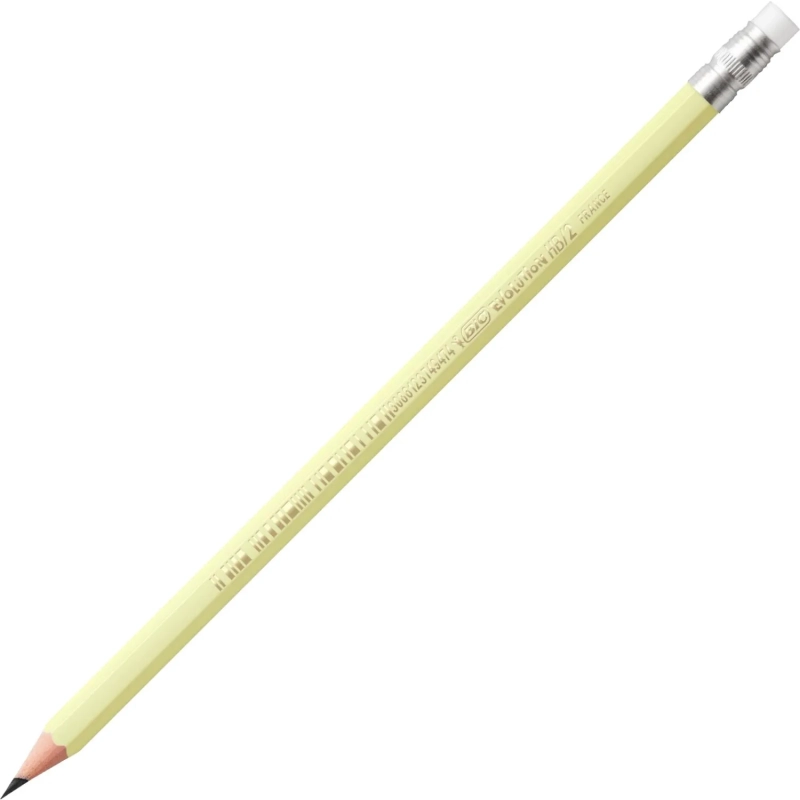 Карандаш Ч/Г BIC Evolution Pastel с ластиком, в асс,518306