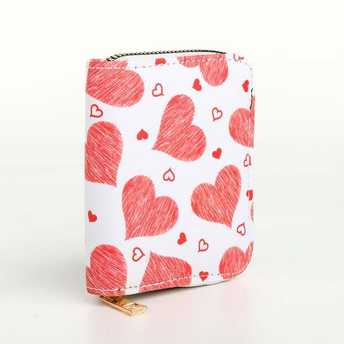 Кошелёк на молнии, цвет белый Кошелёк на молнии, цвет белый