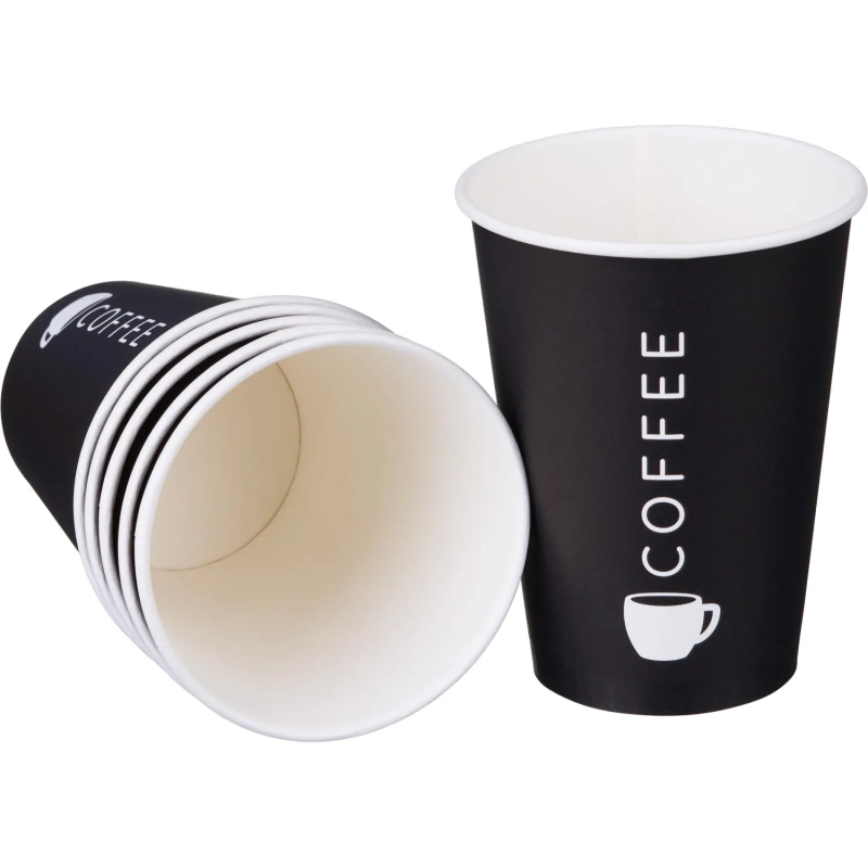 Стакан одноразовый бум 1сл 350 мл d-90мм Total Black,(1 диз.в тубе) 50шт/уп