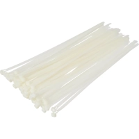 Хомут стяжка нейлоновая Topfort 5х300 (4,8х300 мм) белый 100 шт/уп
