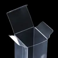 Складная прозрачная коробка из PVC, для упаковки подарков, 3×3×6 см