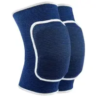 Наколенники спортивные ONLYTOP, верх 28 см, низ 25 см, универсальные, синие