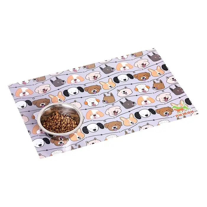 Коврик под миску  Коврик под миску "Пижон" 43 х 28 см "Псы"