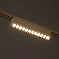 Светильник трековый BayerLux SLIM &laquo;Книжка-22&raquo;, LED, 12 Вт, 3000K-6000К, 48 В, CRI90, 3.2&times;3.8&times;22.8 см, белый