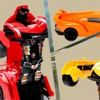 Робот инерционный &laquo;Автобот&raquo;, трансформируется при столкновении, цвета МИКС