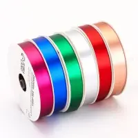 Лента упаковочная матовая, цвета МИКС, 1.2 см &times; 5 м&plusmn;5%