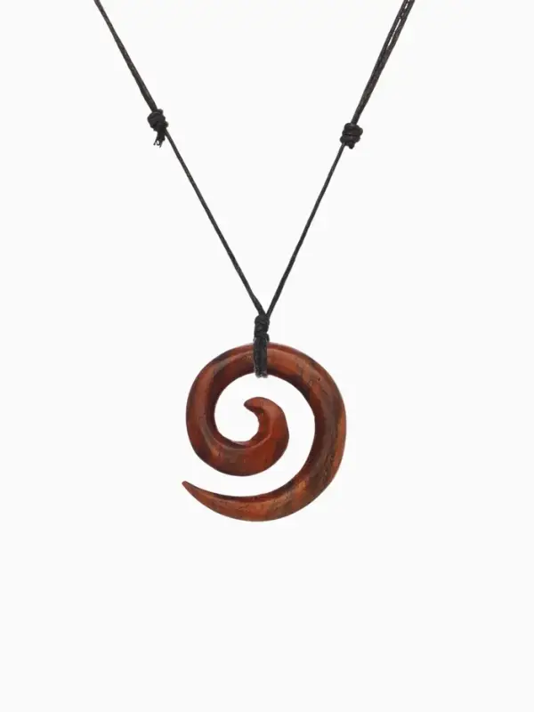 Кулон &laquo;Спираль&raquo;, дерево соно