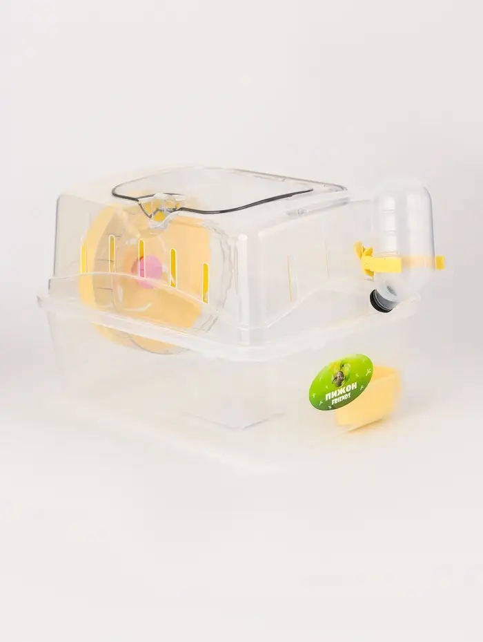 Клетка-переноска для грызунов, 23 х 17 х 16 см, прозрачная Клетка-переноска для грызунов, 23 х 17 х 16 см, прозрачная