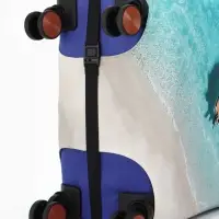 Чехол для чемодана &laquo;Море&raquo;, 24", разноцветный