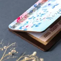 Купюрница  "Поздравляем" голубая, 19х9,5х0,7 см, вид 2