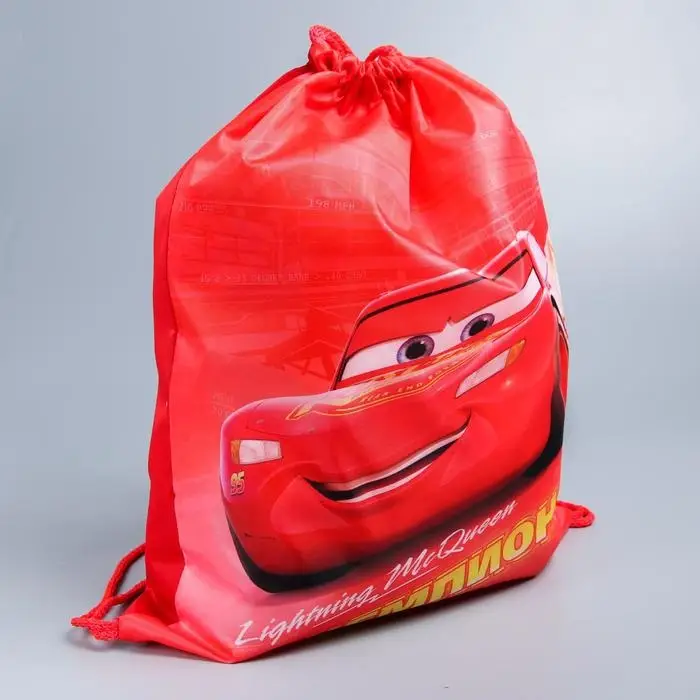 Мешок для обуви 420 х 350 мм, Тачки (мягкий полиэстер, плотность 210D) Мешок для обуви 420 х 350 мм, Тачки (мягкий полиэстер, плотность 210D)