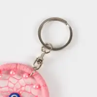 Брелок "Ловец снов" 17 см, цв. розовый Брелок "Ловец снов" 17 см, цв. розовый