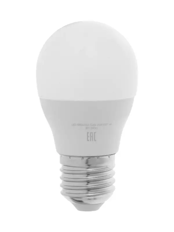 Лампа светодиодная Включай, G45, 10 Вт, E27, 950 Лм, 4000K, IP20, свечение нейтральное белое, матово