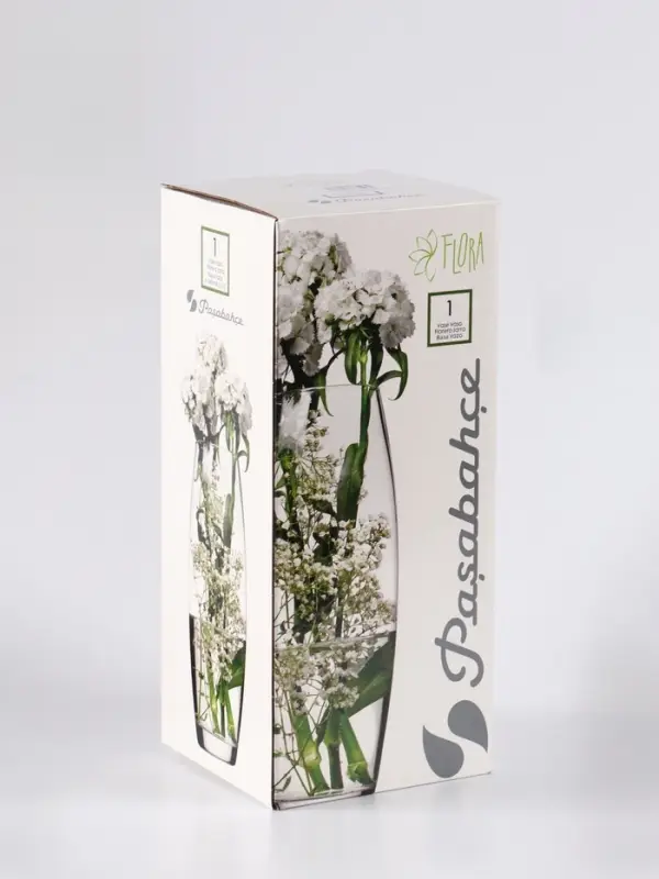 Ваза «Абстракция», полоса, овал, h=26 см, стекло, серо-чёрная Ваза «Абстракция», полоса, овал, h=26 см, стекло, серо-чёрная