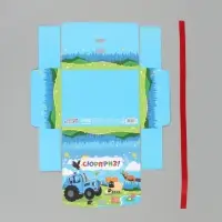 Коробка подарочная &laquo;Синий трактор&raquo;, 16,5 х 12 х 5 см