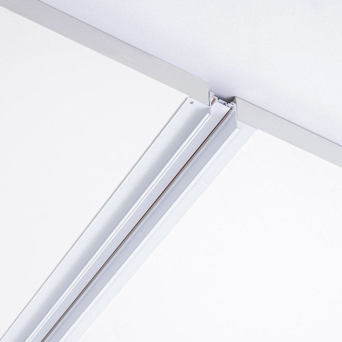 Шинопровод встраиваемый магнитный трековый ULTRA Шинопровод встраиваемый магнитный трековый ULTRA "Слим-100" 2жильный белый 100 см