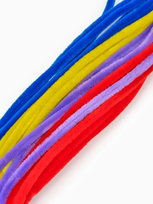 Набор для творчества из проволоки с ворсом, помпонов, глаз №13, МИКС