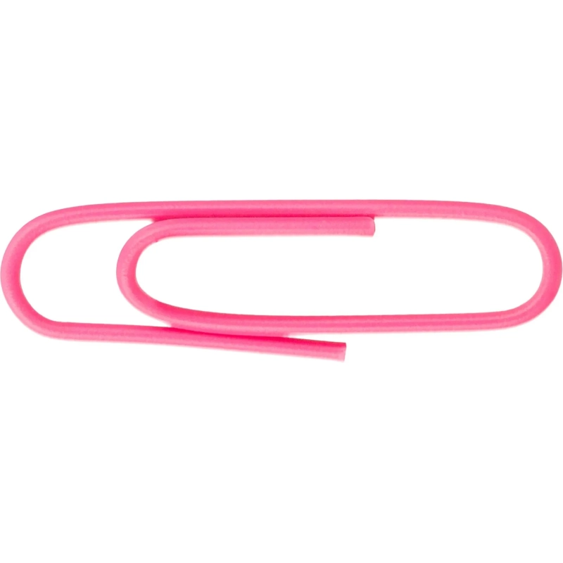 Скрепки Deli с полимерным покрытием, 33 мм, разноцветные,100 шт/уп