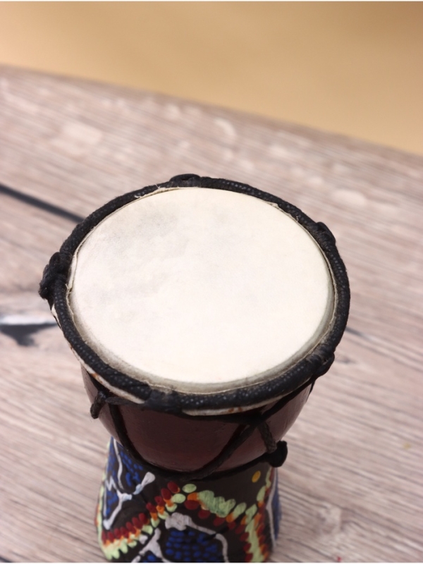 Сувенирный музыкальный инструмент Сувенирный музыкальный инструмент "Барабан Джембе" махагон, 8х8х12 см