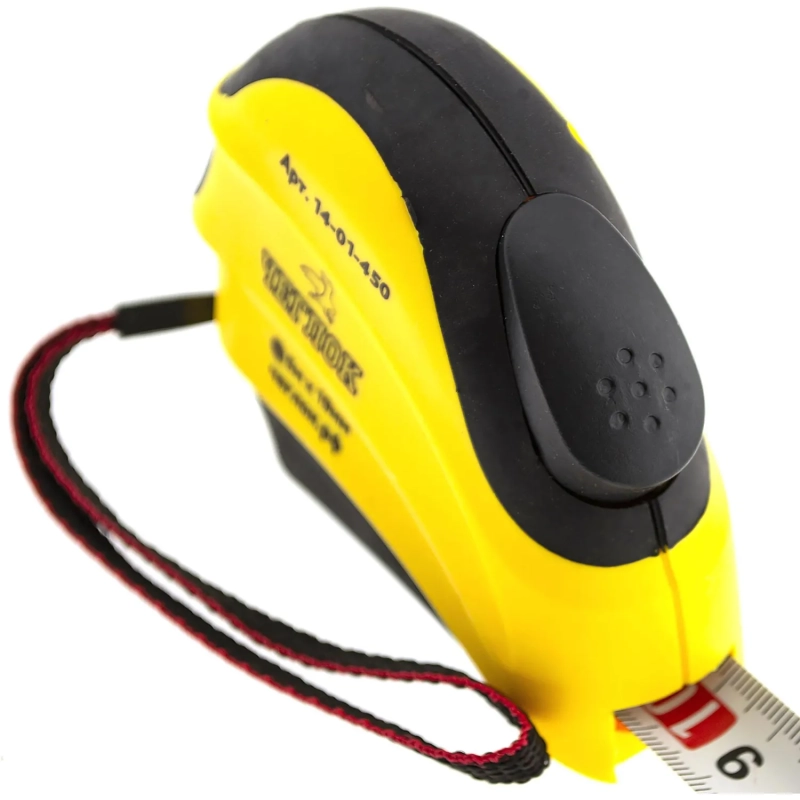 Рулетка обрезин.,серияСпринт, автостоп, нейлон,8мх25мм,ЧЕГЛОК (14-01-480)