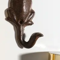 Крючок настенный &laquo;Охотничья собака&raquo;, ключница декоративная, чугун, 4.8&times;13.5&times;3.5 см