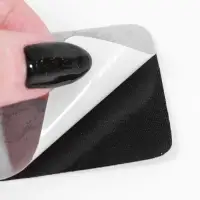 Заплатки для одежды, 5.5×5.5 см, клеевые, пара, чёрные