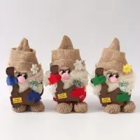 Фигурка - оберег &laquo;Домовой. Василек в льняном колпаке, с топором&raquo;, 23&times;15&times;8 см, МИКС