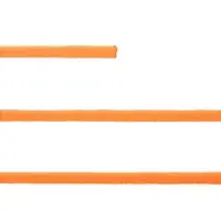 Круглый шнур Lasso XL, оранжевый неон, 180 см