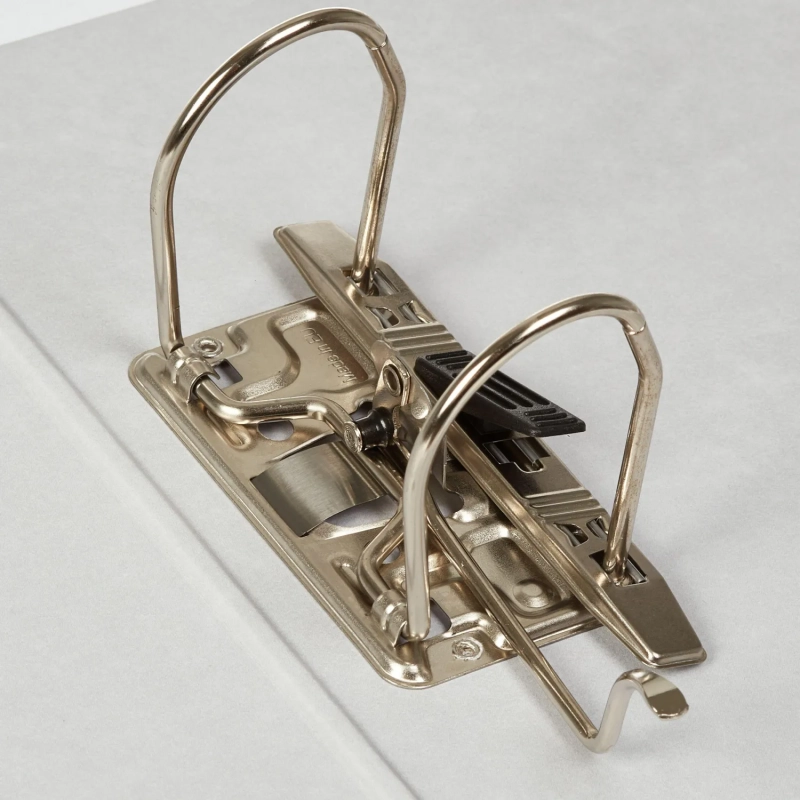 Папка-регистратор Комус Экономи 75мм желтая, ПБП1, карм.кор., мет.уг