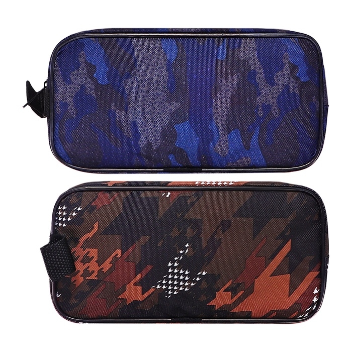 Пенал мягкий 2 отделения, 100 х 220 х 70, с ручкой, стандарт, МИКС Пенал мягкий 2 отделения, 100 х 220 х 70, с ручкой, стандарт, МИКС