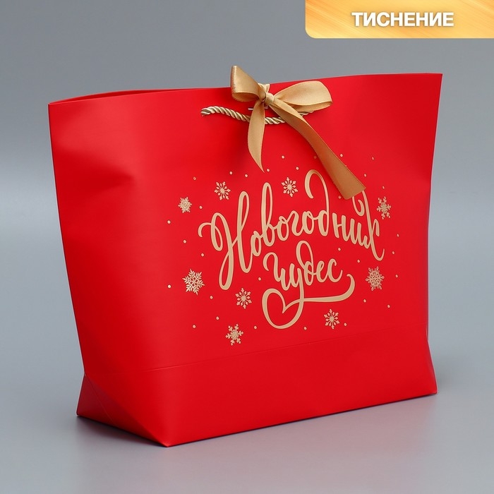 Пакет подарочный новогодний «Чудеса рядом», 26 х 25 х 11 см Пакет подарочный новогодний «Чудеса рядом», 26 х 25 х 11 см