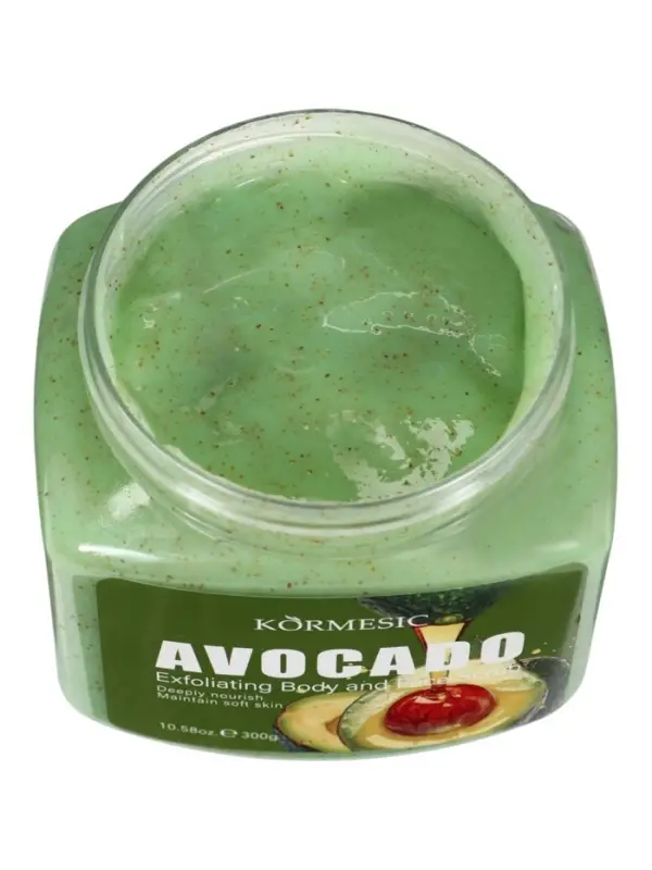 Питательный скраб для тела и лица с экстрактом авокадо, 300 г