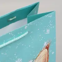 Пакет подарочный &laquo;Котёнок в шапке&raquo;, 26&times;12&times;32 см