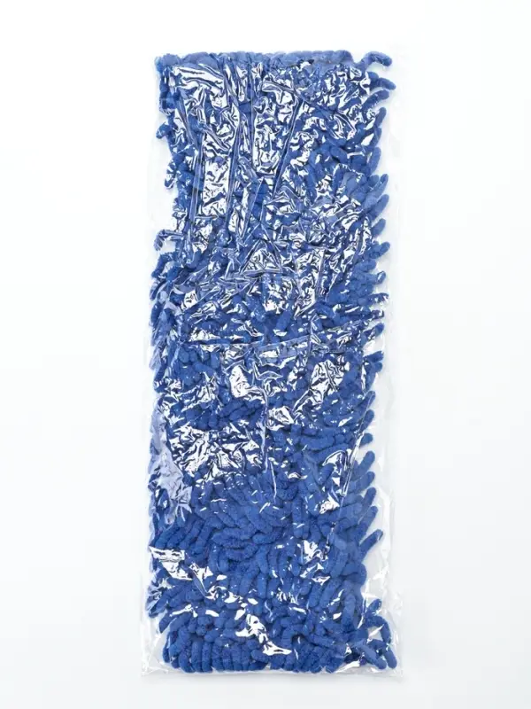 Насадка для плоской швабры &laquo;Доляна&raquo;, 42&times;12 см, 80 г, микрофибра букли, микс синего