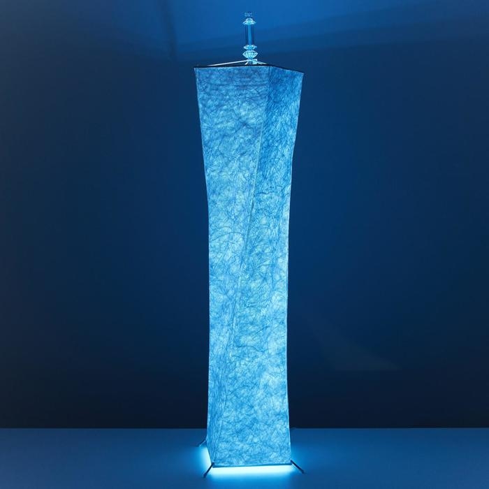 Торшер с ПДУ 16655/1 LED RGB 32х32х150 см