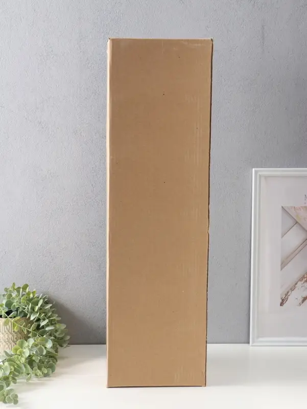 Колонна "Жар-птица" белый с золотом, 67х16х16 см