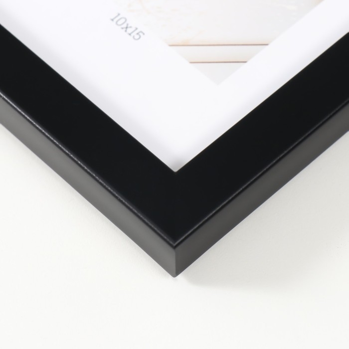Фоторамка пластик Фоторамка пластик "МИРАМ" 10х15 см, 641807 чёрный